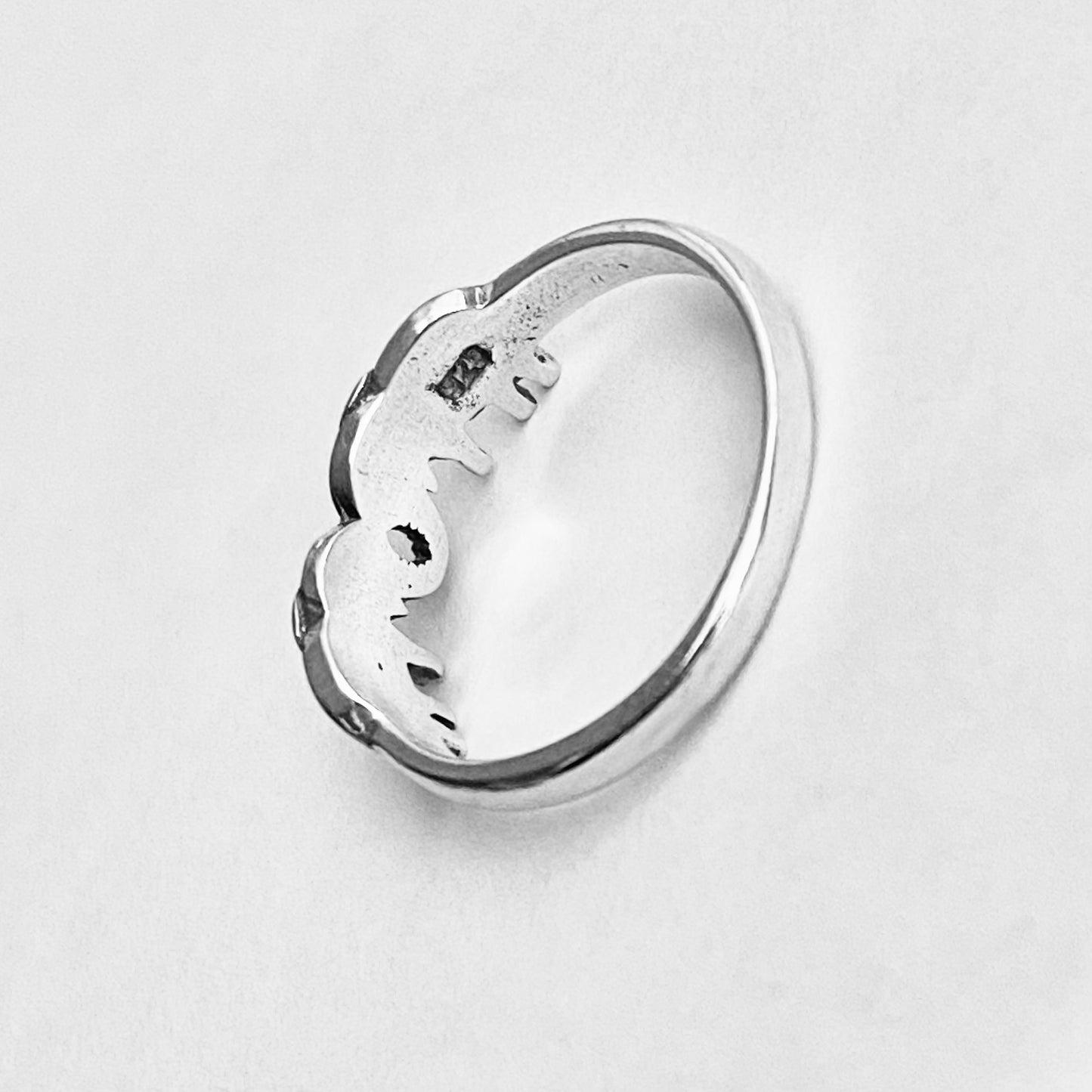 925 Sterling Silver Small Kissing Elephant Ring | Love Couples Good Luck Animal Silver Rings