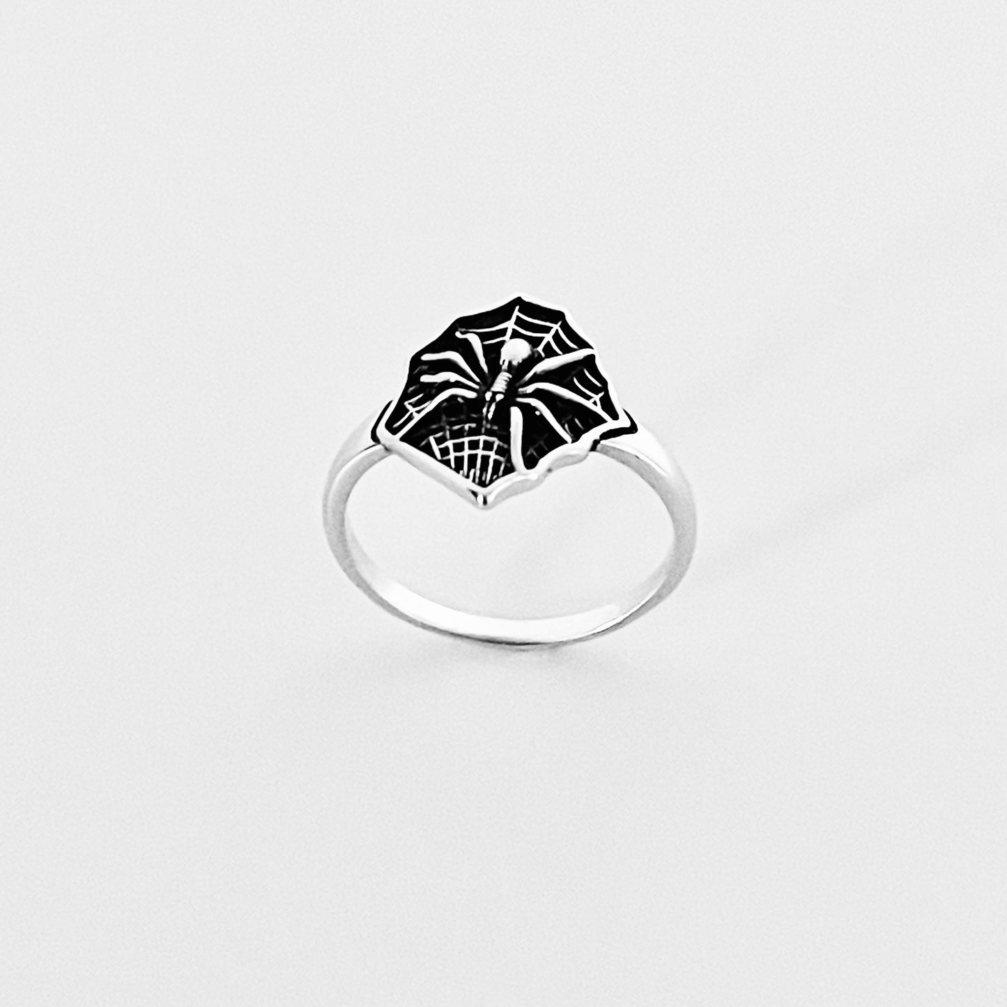 Sterling Silver Spiderweb Ring, Spider Ring, Bug Rings, Insect Bugs, Webs