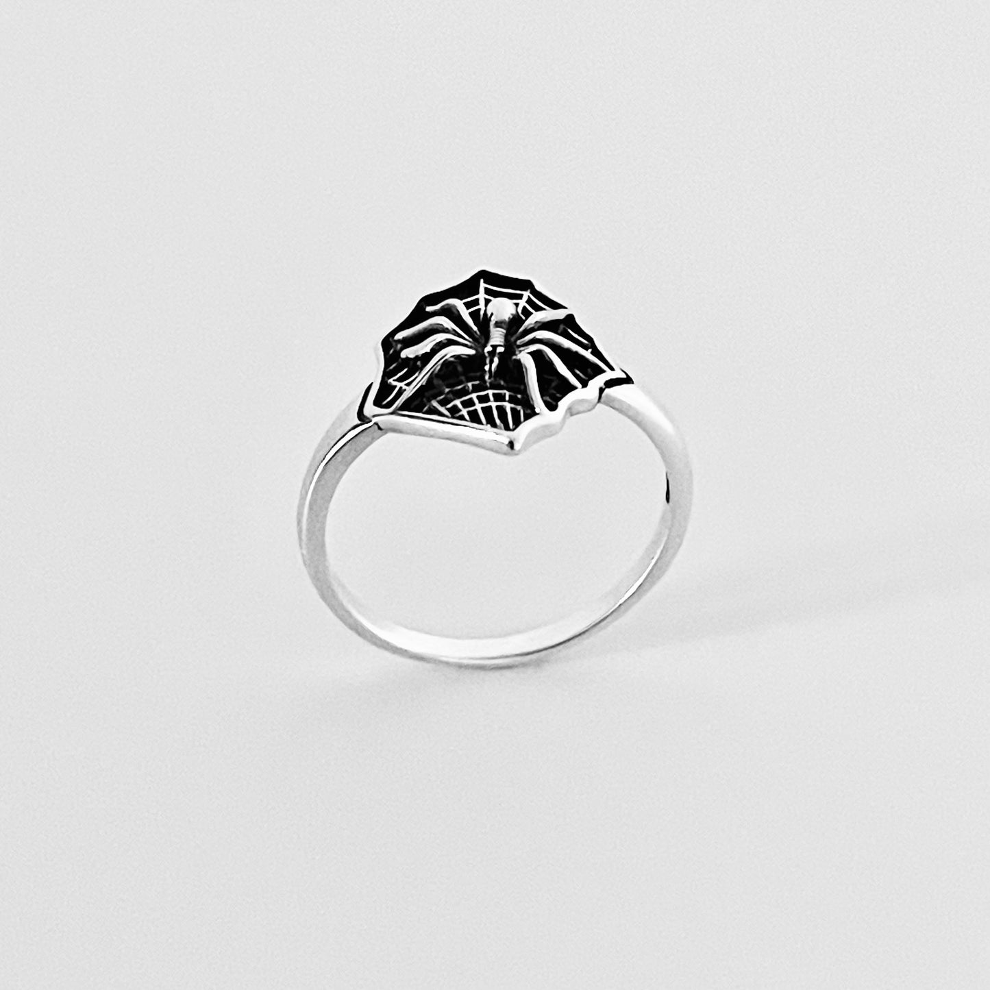 Sterling Silver Spiderweb Ring, Spider Ring, Bug Rings, Insect Bugs, Webs