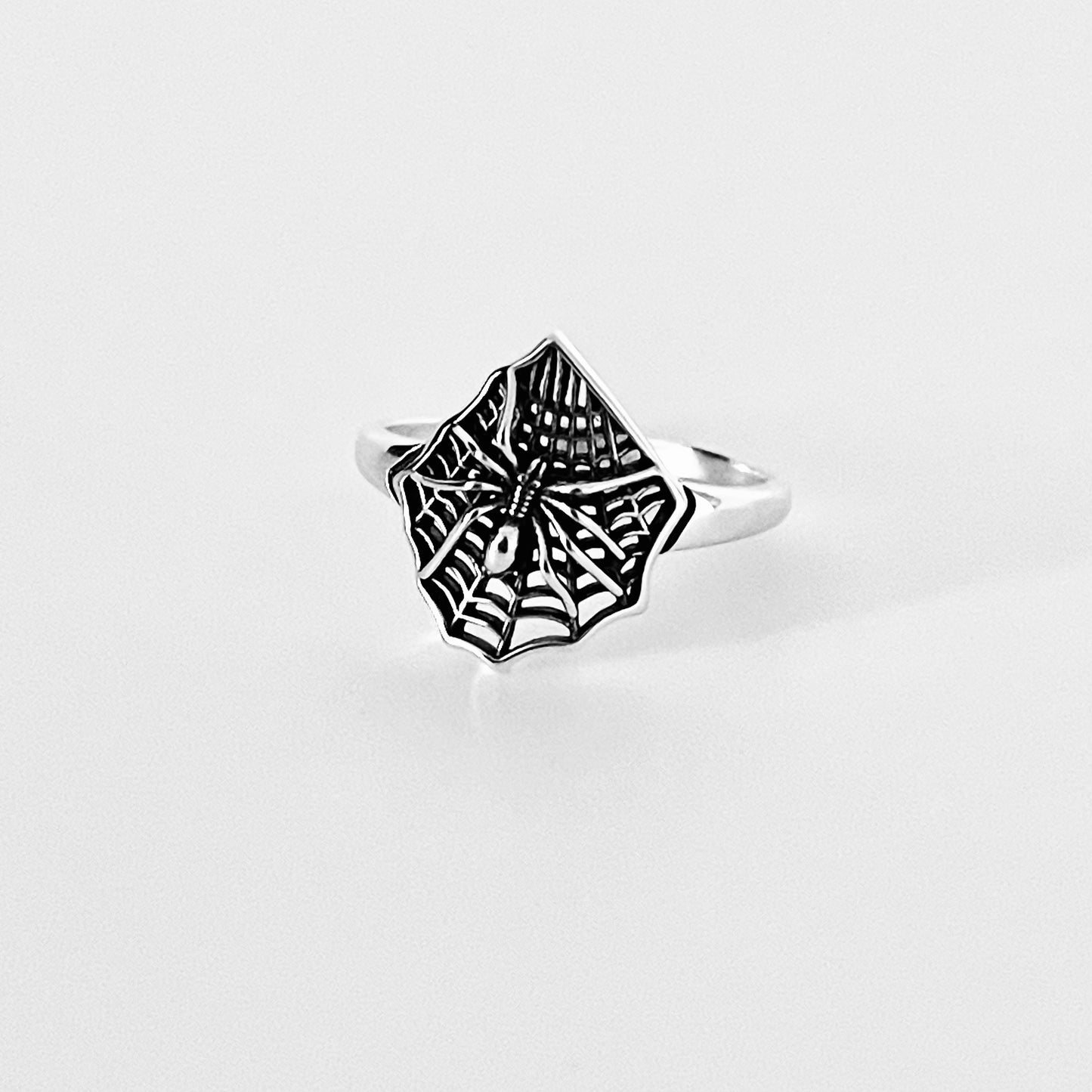 Sterling Silver Spiderweb Ring, Spider Ring, Bug Rings, Insect Bugs, Webs