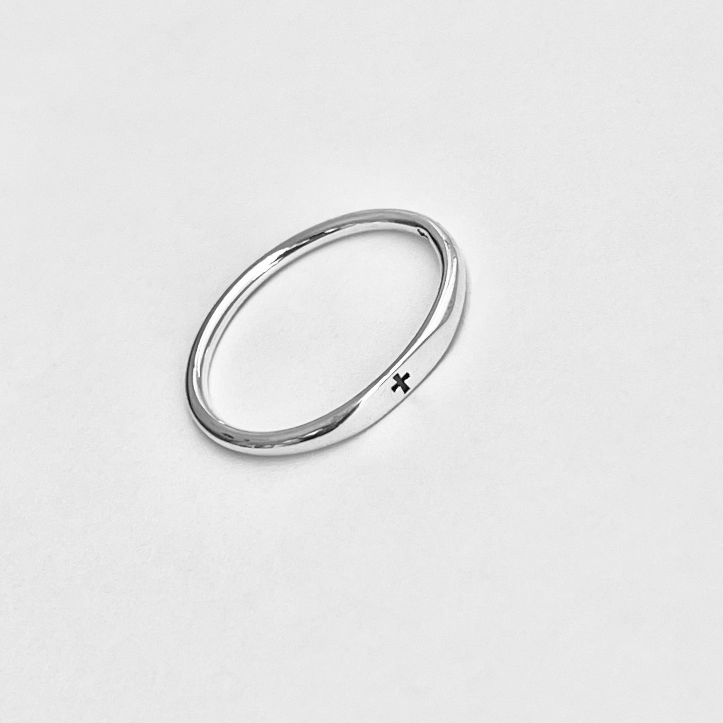 Sterling Silver Little Tiny Cross Ring, Minimalist Ring, Religious Ring, Silver Rings