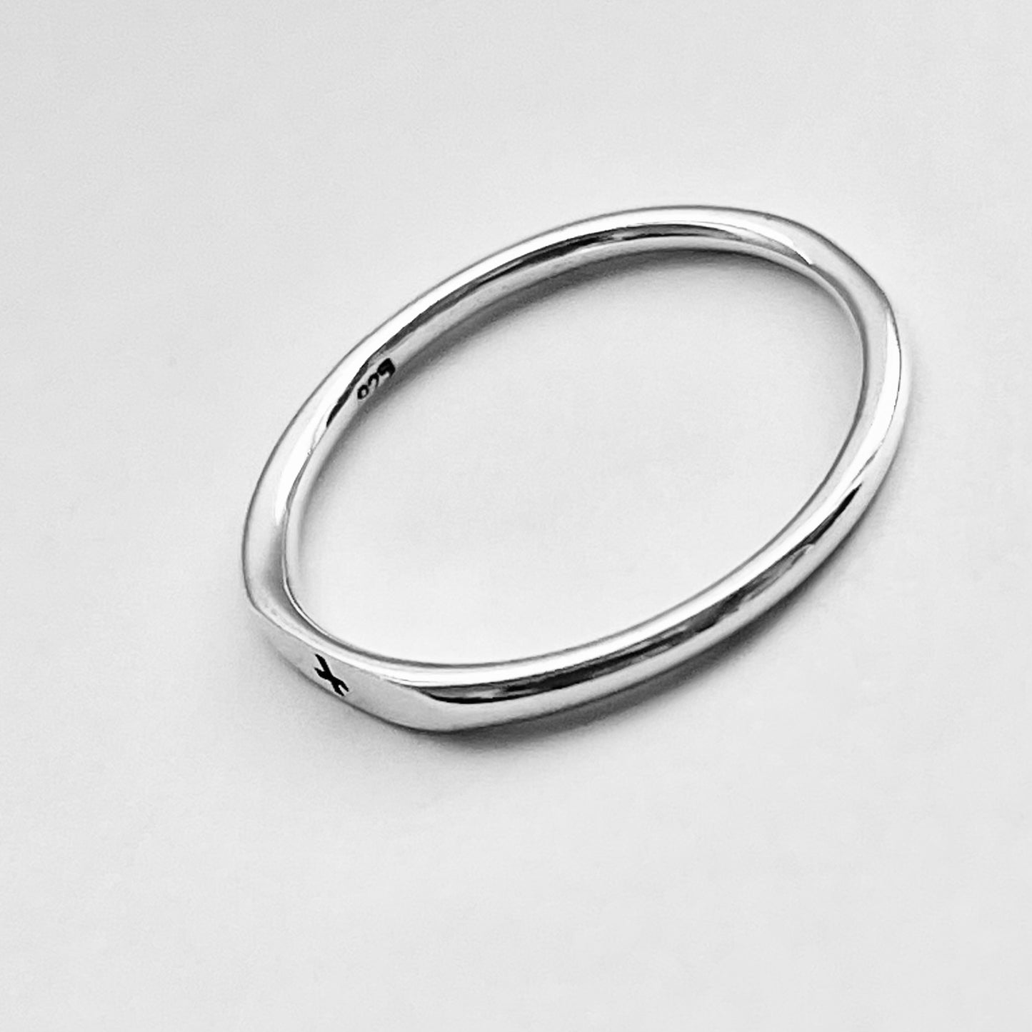 Sterling Silver Little Tiny Cross Ring, Minimalist Ring, Religious Ring, Silver Rings