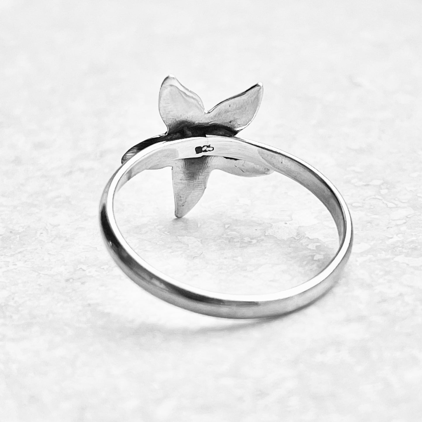 Sterling Silver Starfish Ring, Star Ring, Silver Rings, Seashell, Ocean Stars