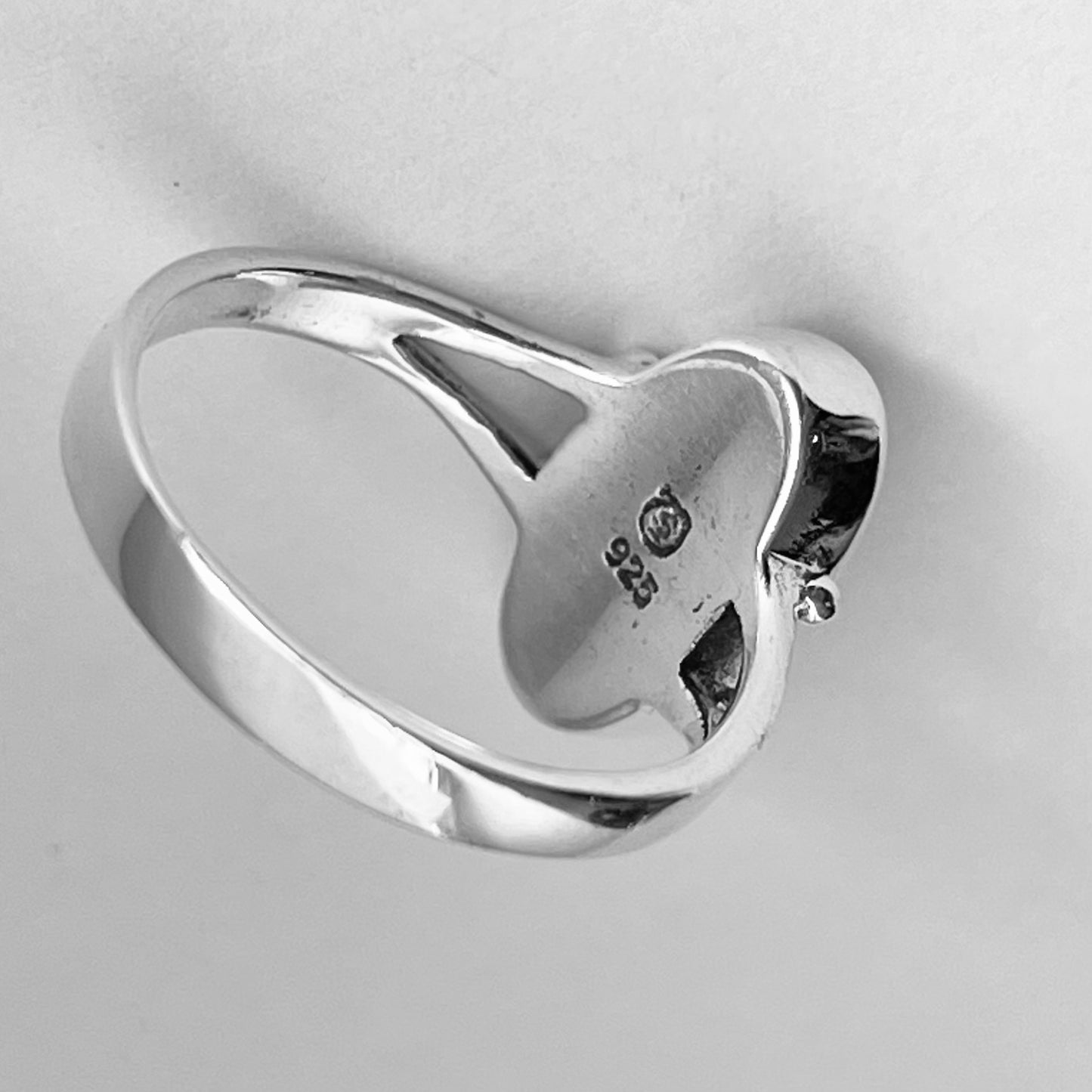 Sterling Silver Oval Genuine Turquoise Ring, Silver Stone Rings