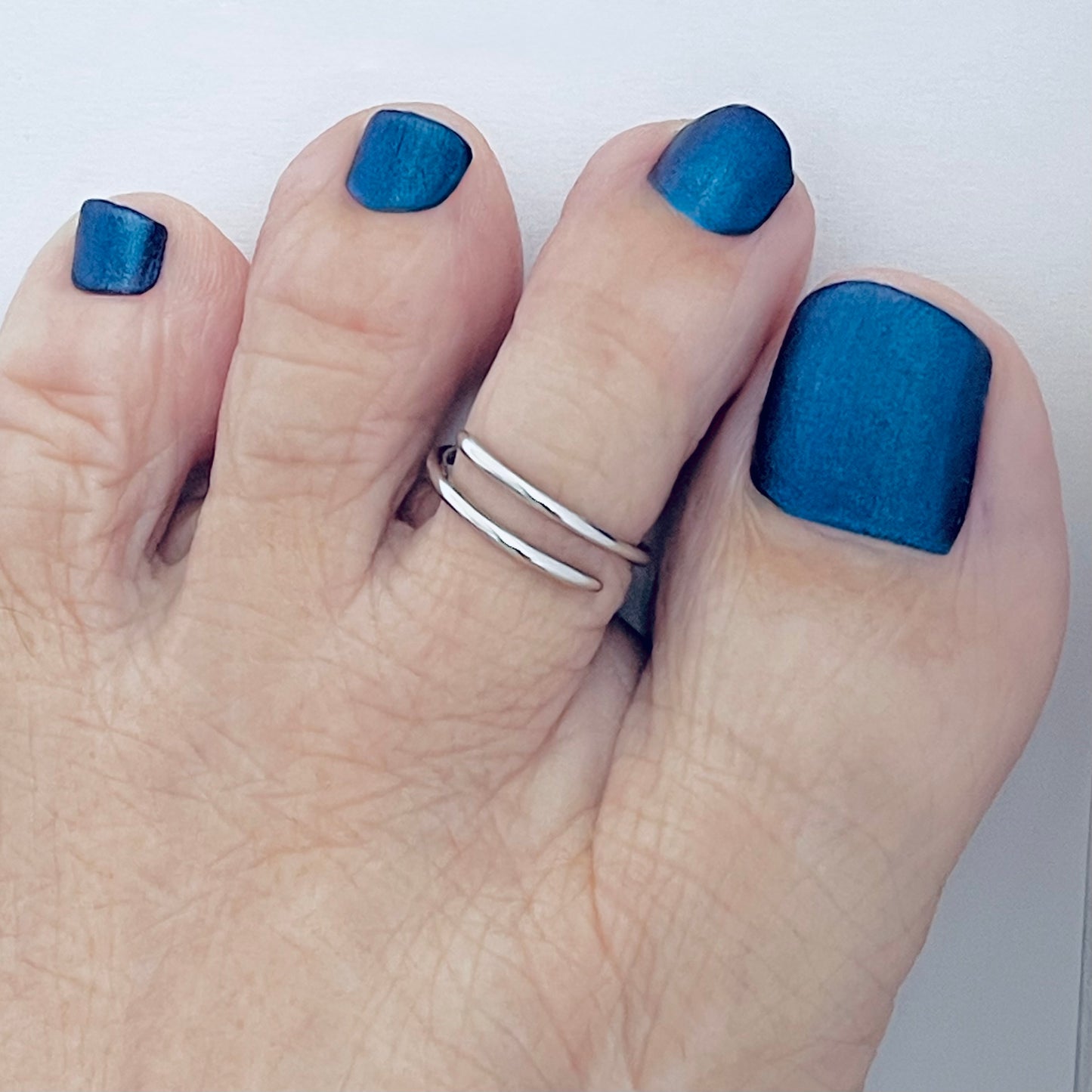 Sterling Silver Wraparound Band Toe Ring, Silver Rings, Bands