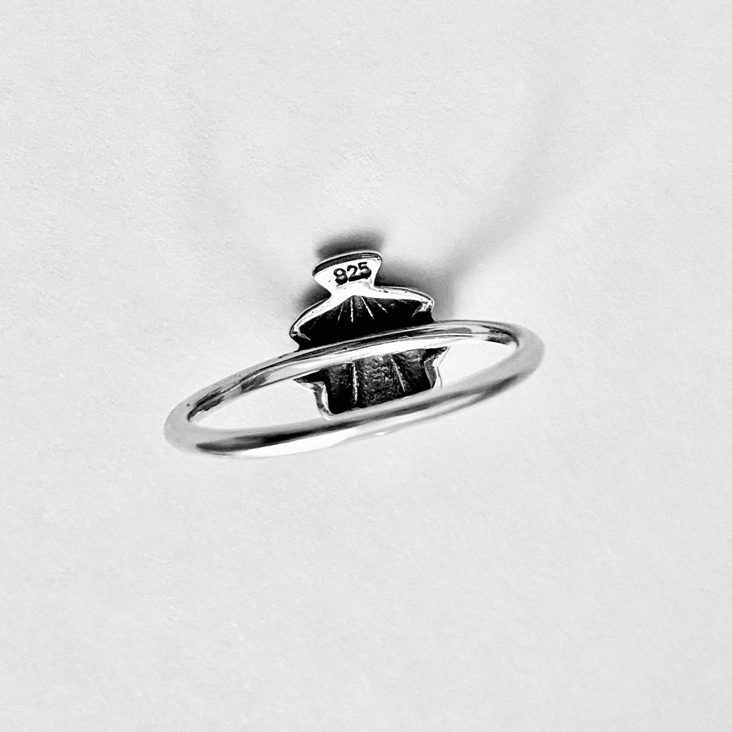 Sterling Silver Dainty Seashell Ring, Ocean Jewelry, Beach Shells