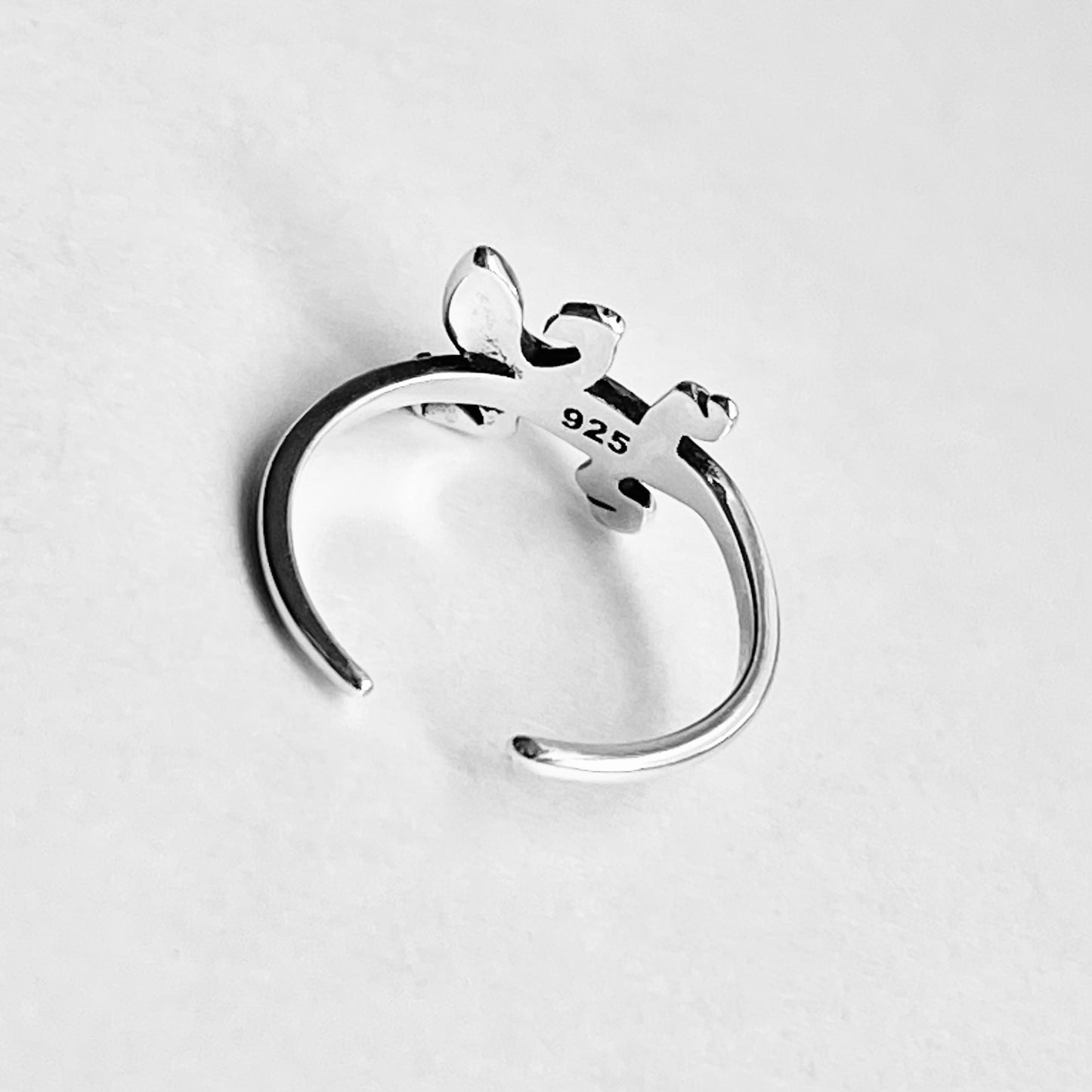 Sterling Silver Lizard Toe Ring, Reptile Ring, Silver Rings, Gecko, Animals