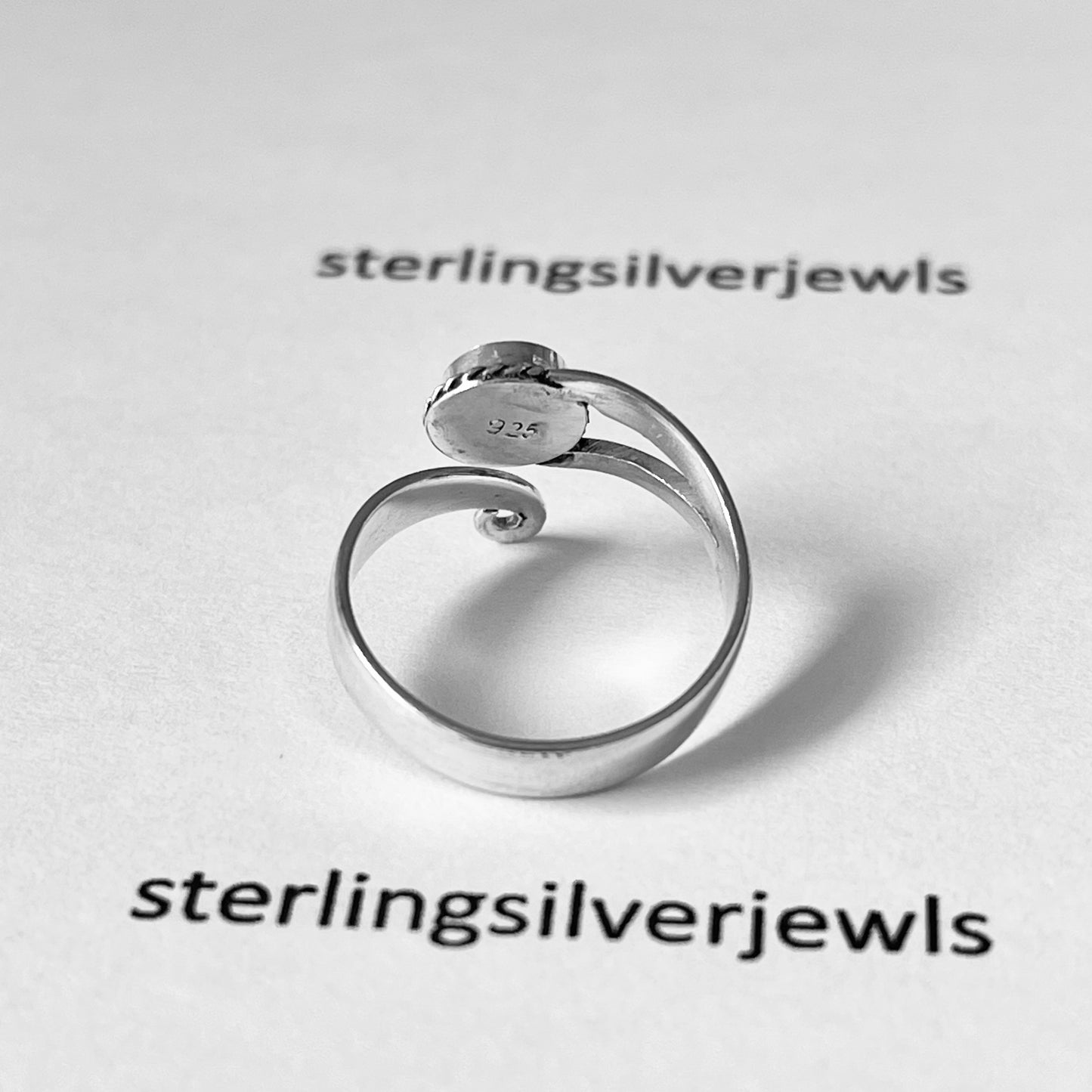 Sterling Silver Genuine Turquoise Wraparound Toe Ring, Boho Rings, Stone Jewelry