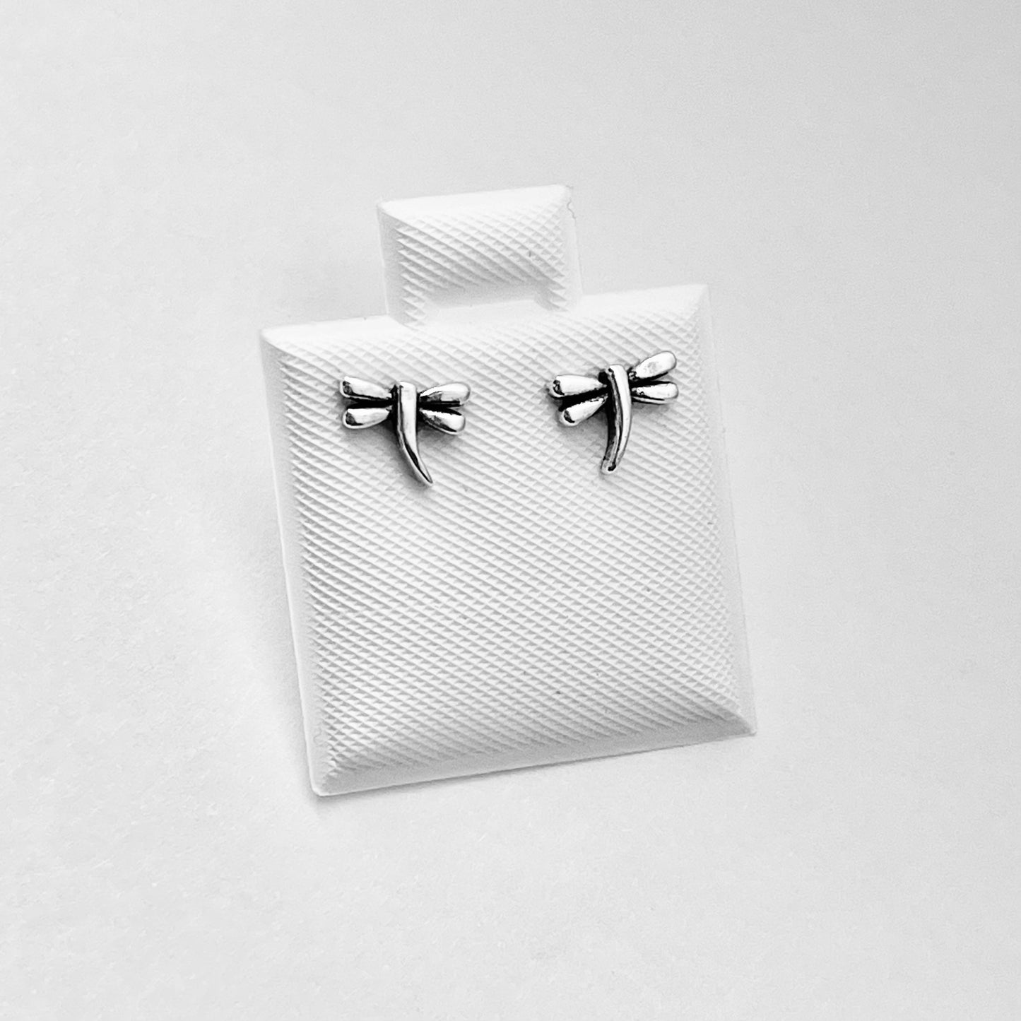 Sterling Silver Small Dainty Dragonfly Earring, Spirit Bug Earring, Silver Stud Earrings