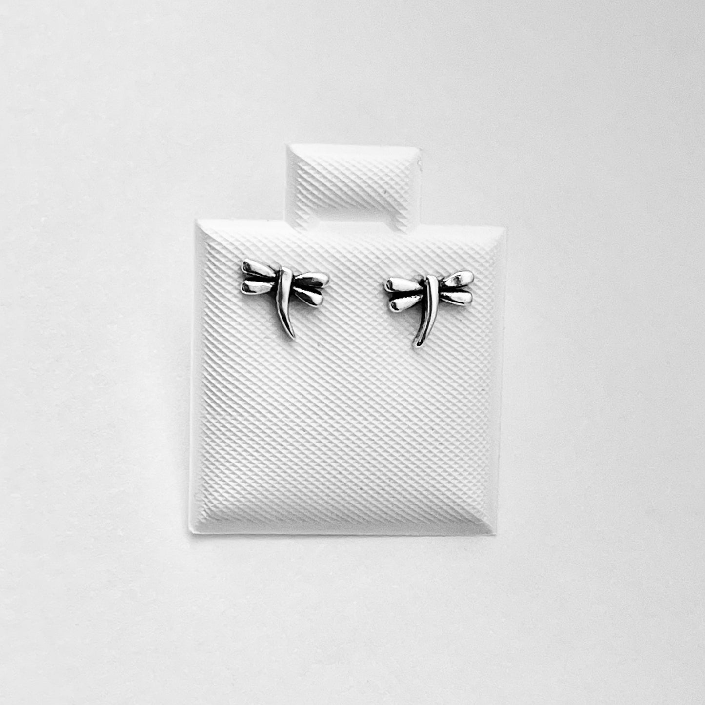 Sterling Silver Small Dainty Dragonfly Stud Earrings | Spirit Bug Jewelry
