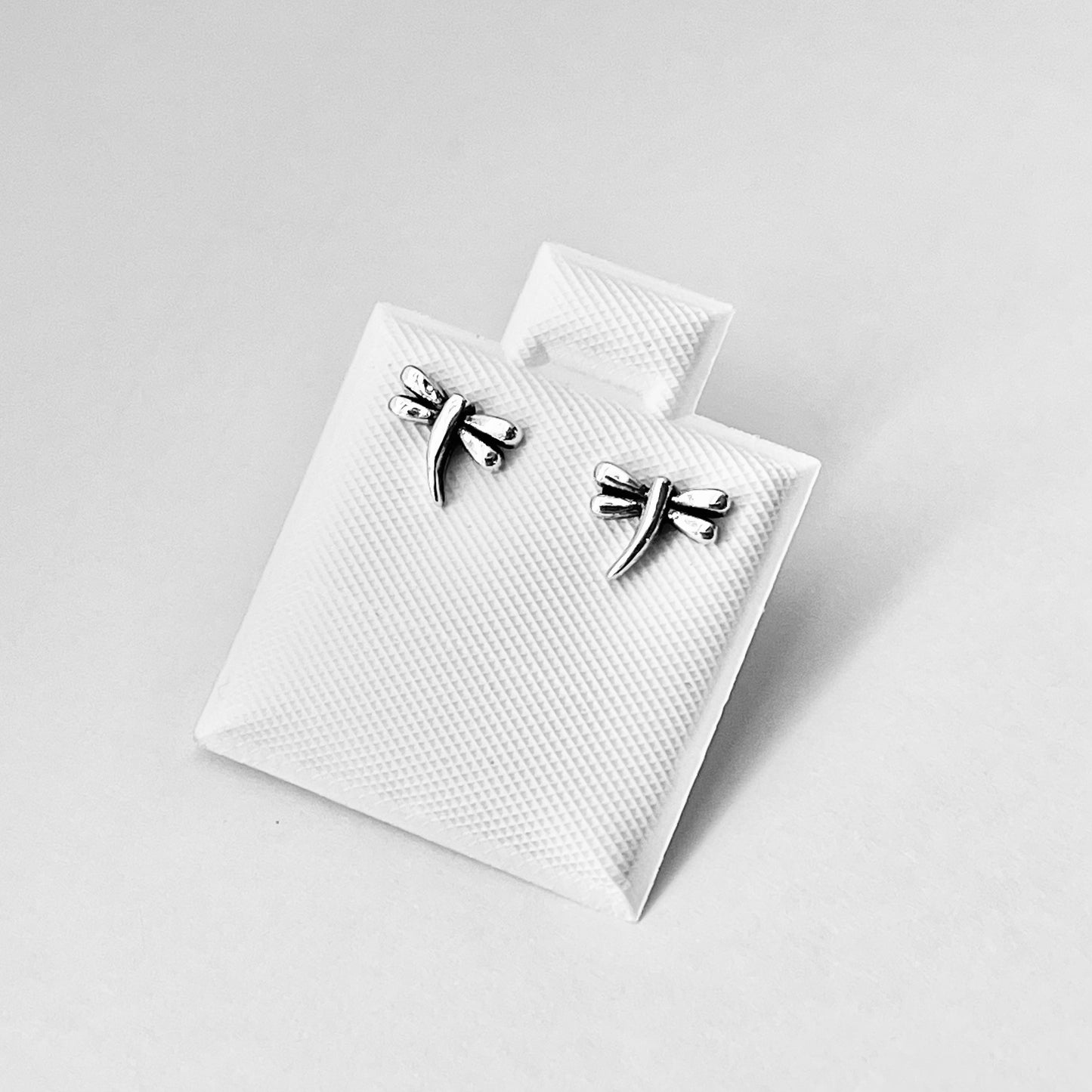 Sterling Silver Small Dainty Dragonfly Earring, Spirit Bug Earring, Silver Stud Earrings