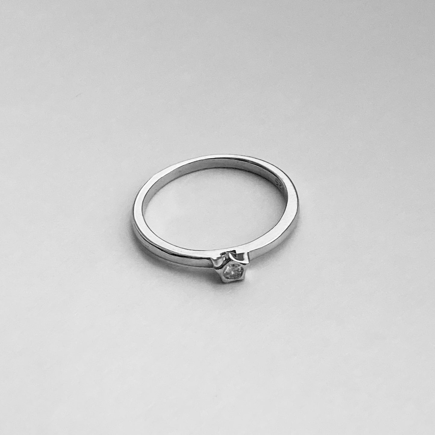 Sterling Silver Little CZ Star Ring, Silver Rings, CZ Ring, Dainty Ring