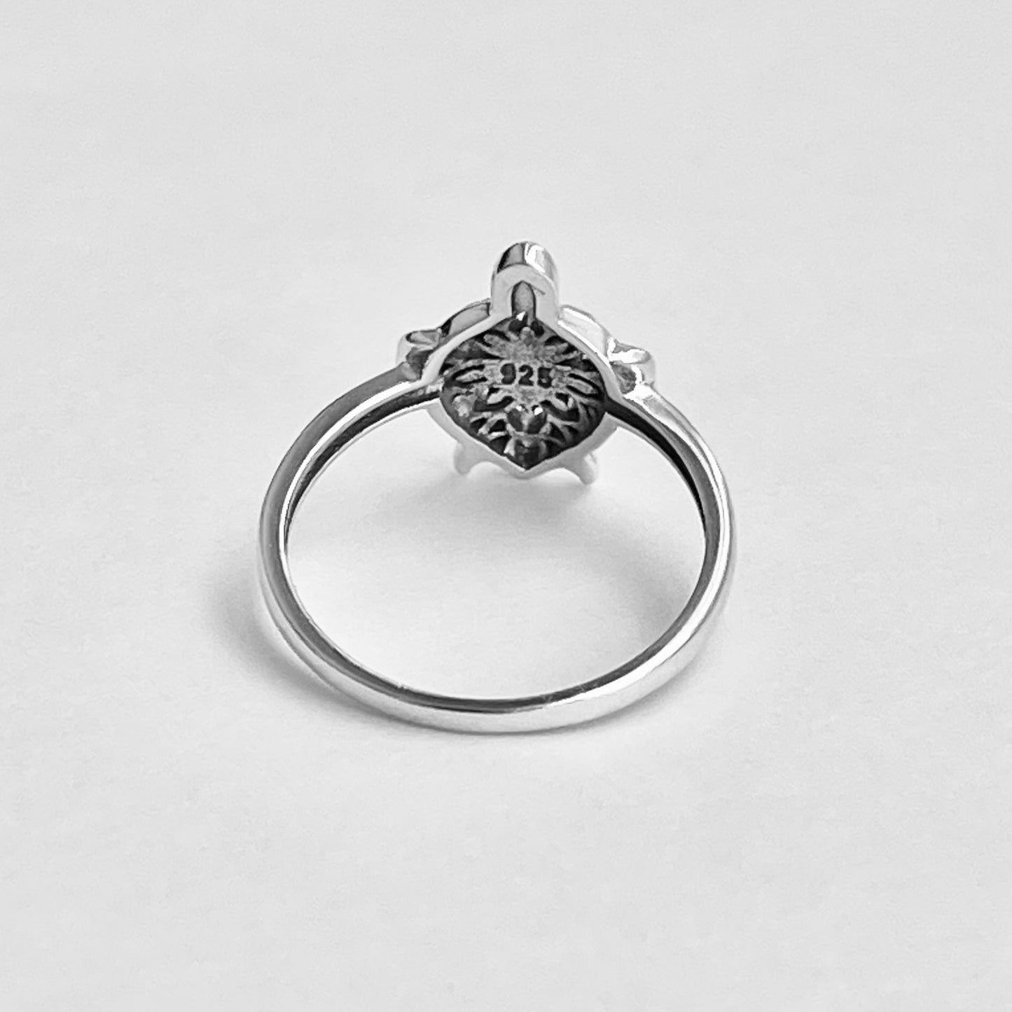 Sterling Silver Mandala Turtle Ring, Sea Animal Ring, Silver Rings, Ocean Animals