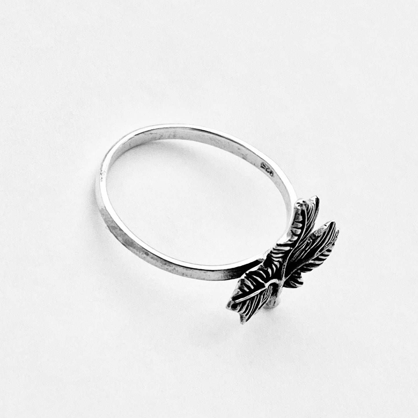 Sterling Silver Delicate Maple Leaf Ring, Tree Ring, Canadian Leaves, Silver Rings, Canada Trees