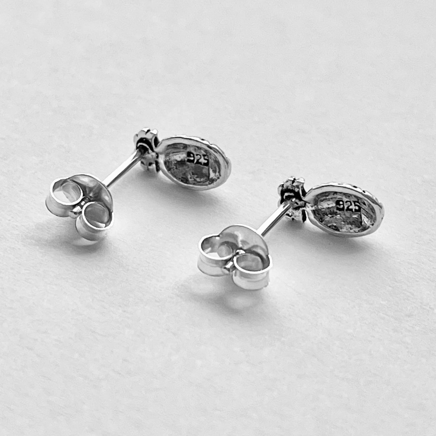 Sterling Silver Small Pineapple Earring, Tropical Fruit Earrings, Stud Silver Earring