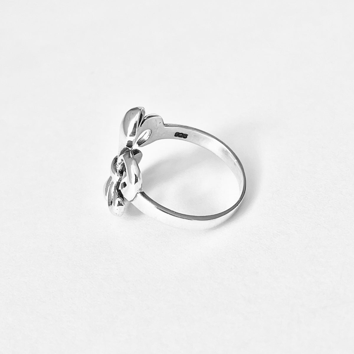 Sterling Silver Statement Fleur de Lis Ring – Saints Symbol Lily Flower Silver Rings