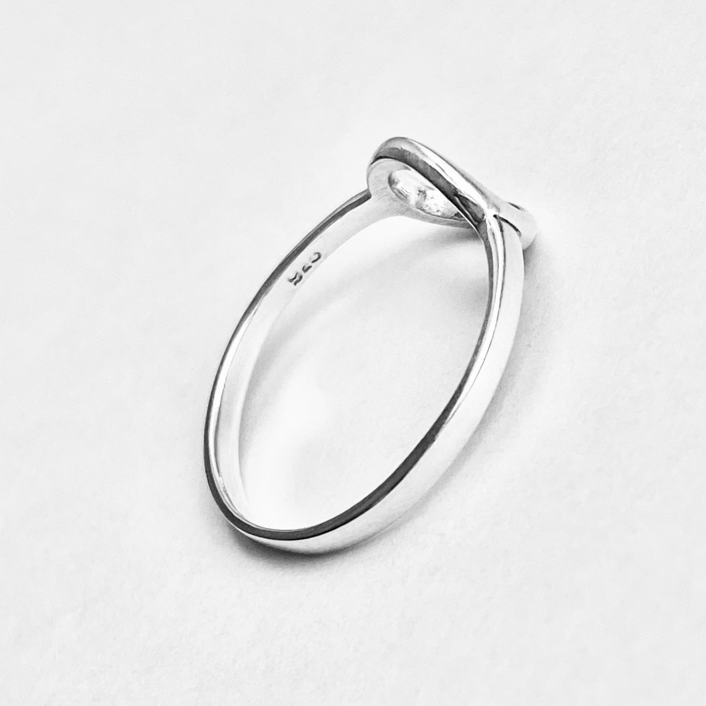Sterling Silver Small Open Oval Ring, Eternity Circles, Halo Rings, Circle Of Life, Round