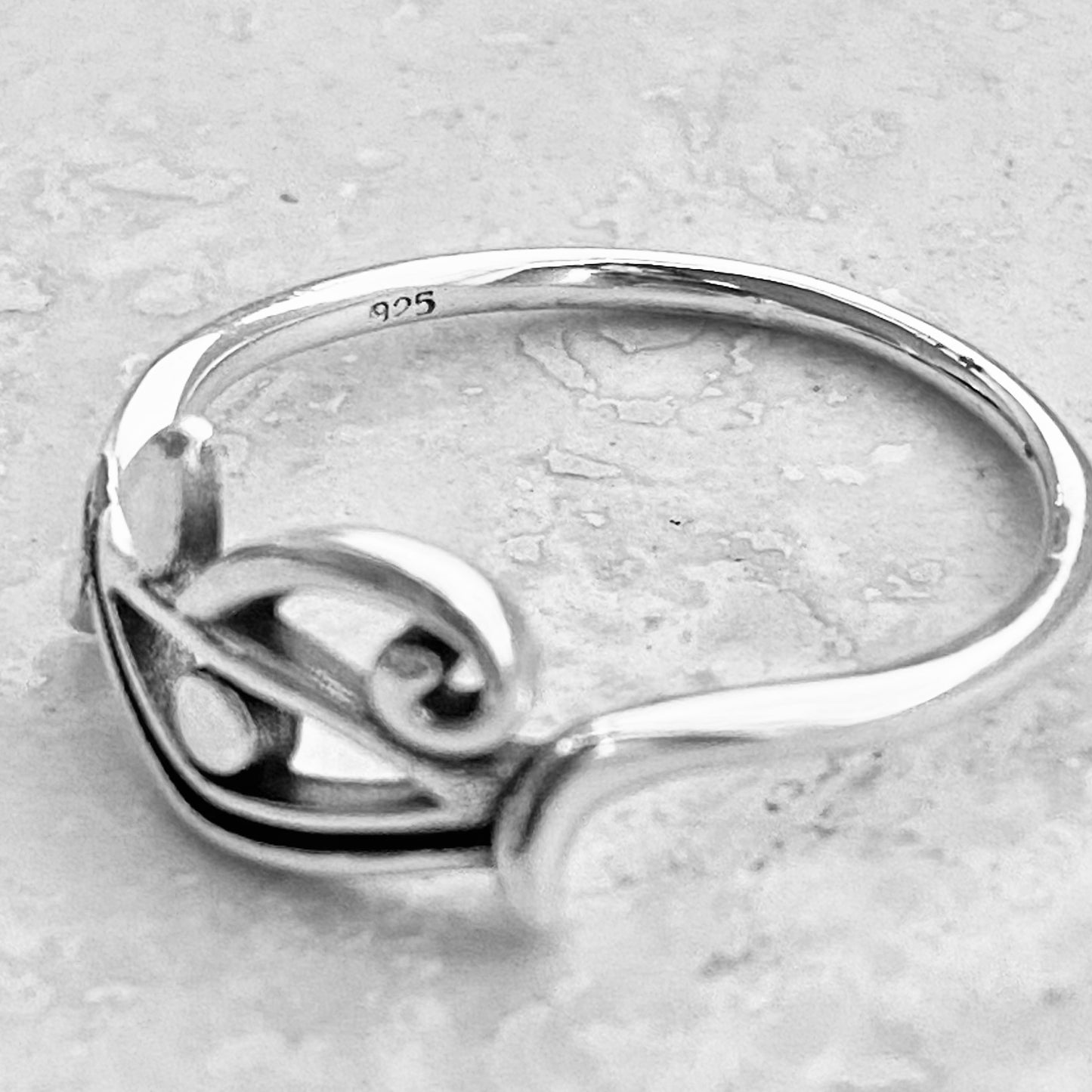 Sterling Silver Little Ra Eye Ring, Eye of Horus Ring, Protection Silver Rings