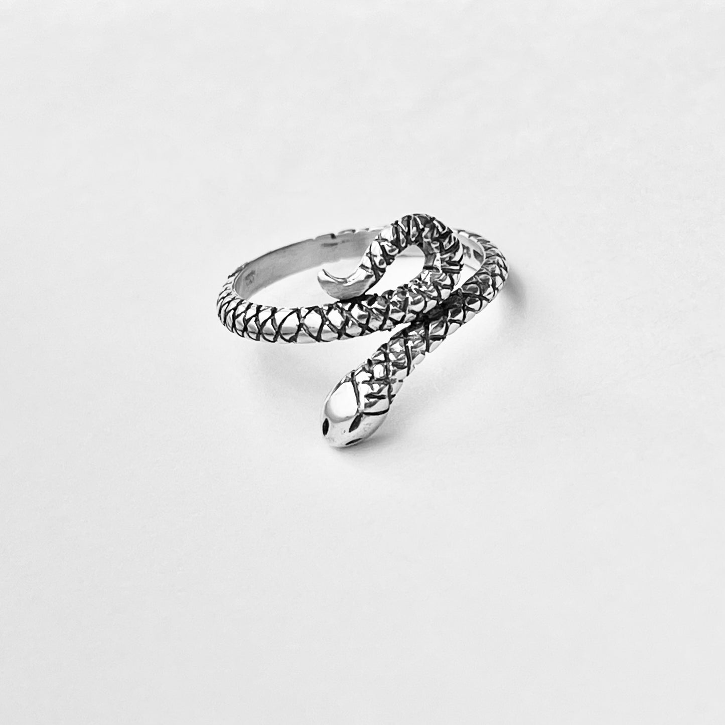 Sterling Silver Small Snake Ring, Reptile Rings, Animal Ring, Snakes