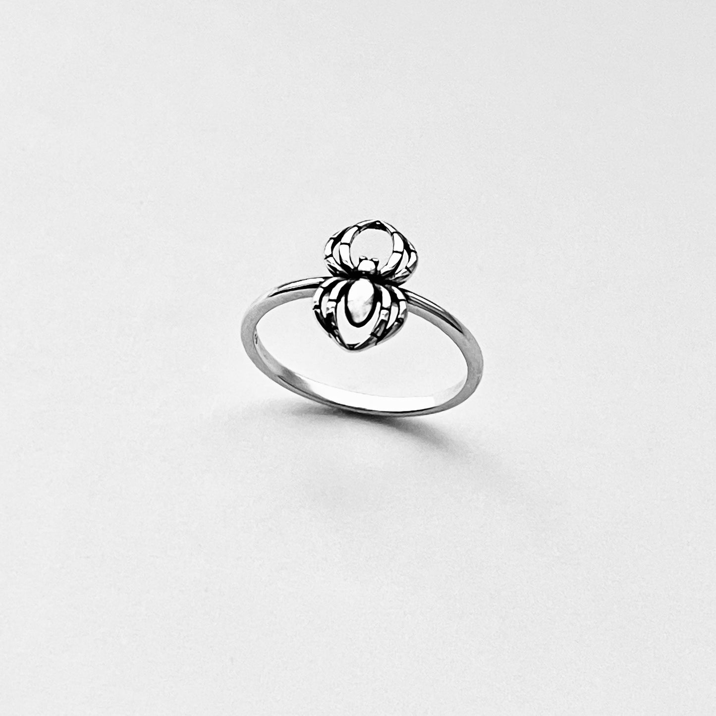Sterling Silver Small Spider Ring, Spiderweb, Bug Rings, Insect Bugs, Spiders