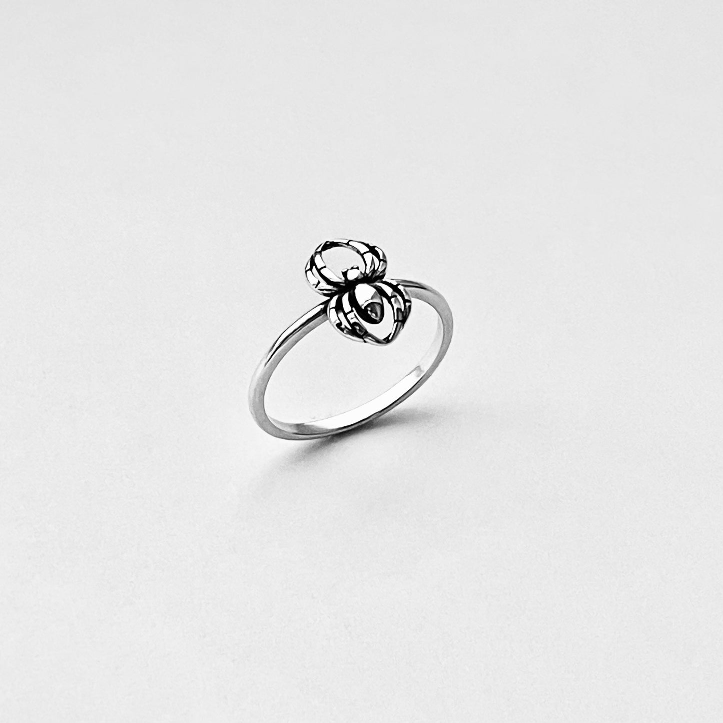 Sterling Silver Small Spider Ring, Spiderweb, Bug Rings, Insect Bugs, Spiders