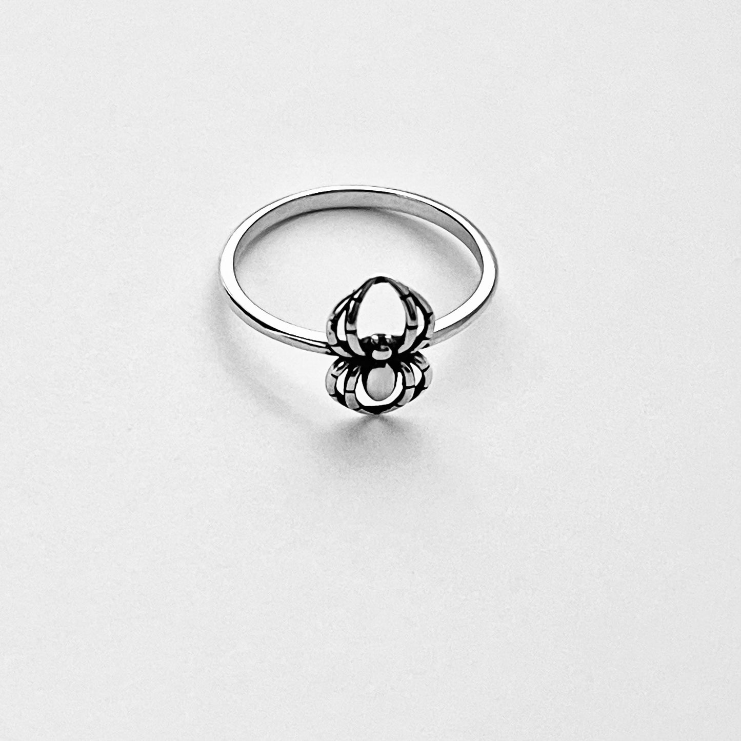 Sterling Silver Small Spider Ring, Spiderweb, Bug Rings, Insect Bugs, Spiders