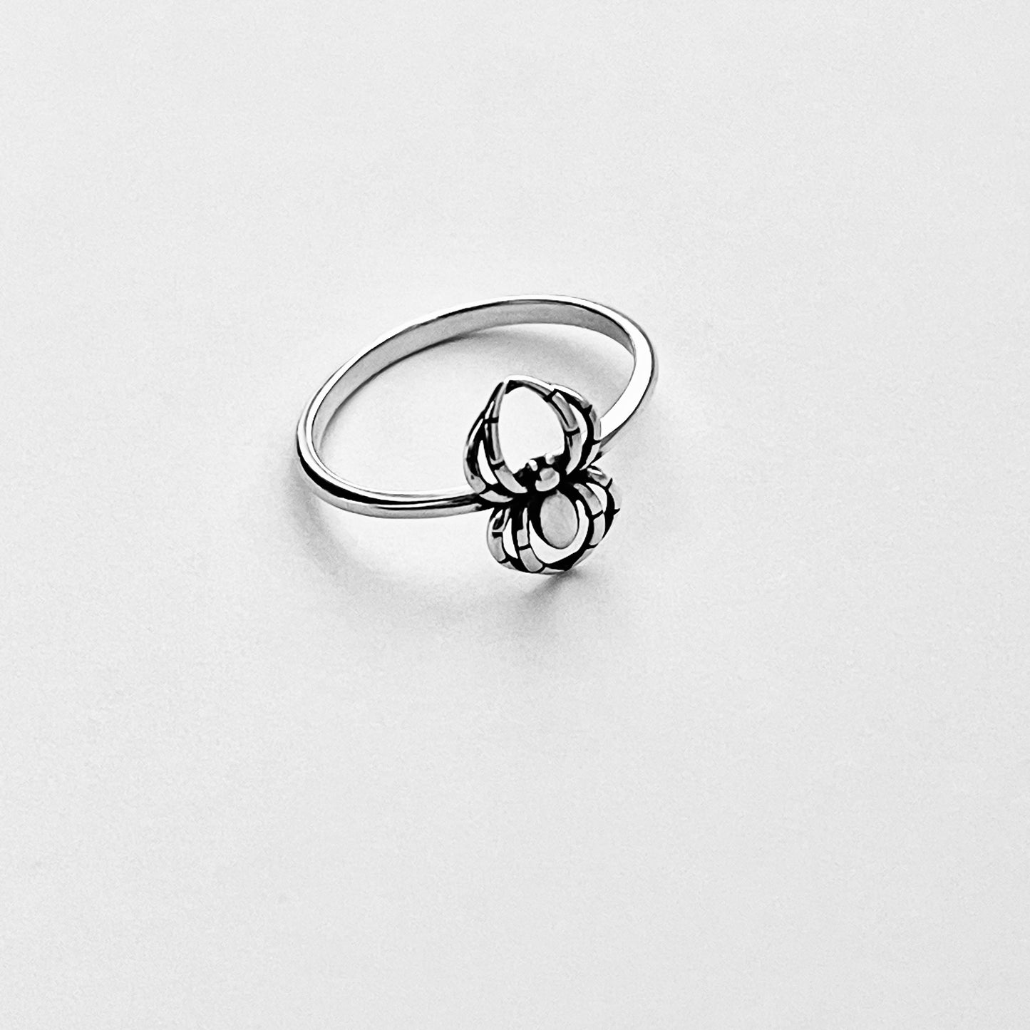 Sterling Silver Small Spider Ring, Spiderweb, Bug Rings, Insect Bugs, Spiders