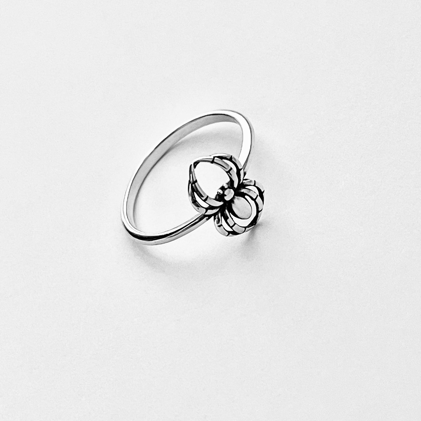 Sterling Silver Small Spider Ring, Spiderweb, Bug Rings, Insect Bugs, Spiders