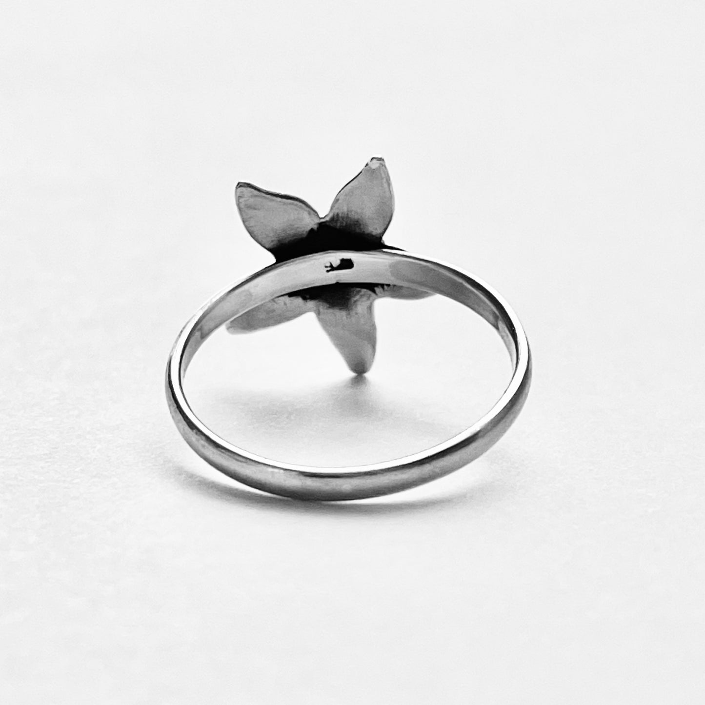 925 Sterling Silver Dainty Starfish Ring | Ocean Beach Sea Animal Silver Rings
