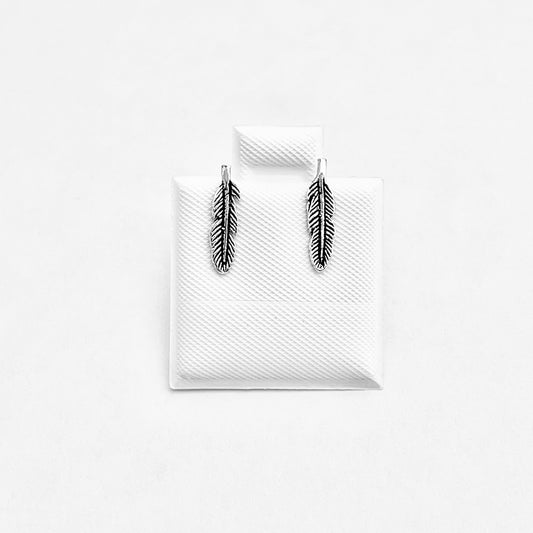 Sterling Silver Small Feather Stud Earring, Silver Earrings, Birds, Angels Wing
