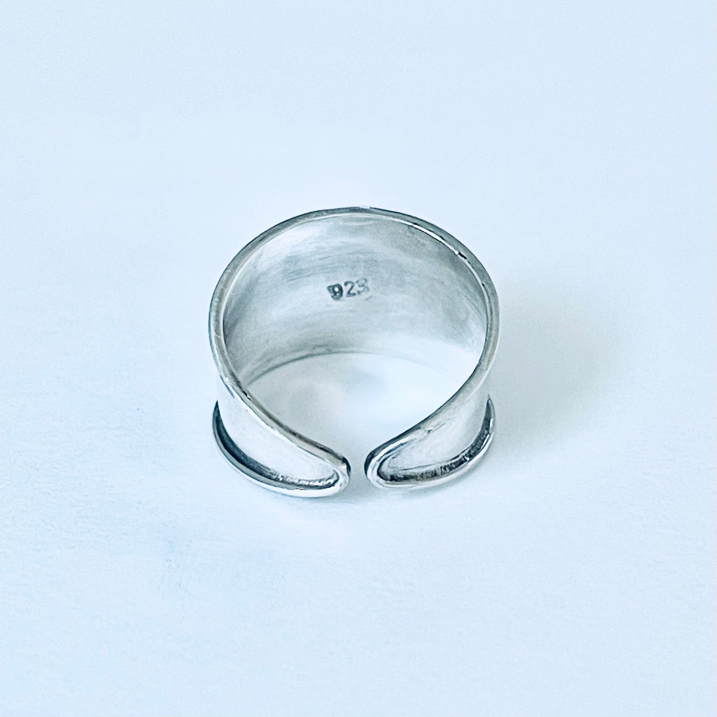 Sterling Silver Bali Style Genuine Turquoise Toe Ring – Boho Statement Stone Rings