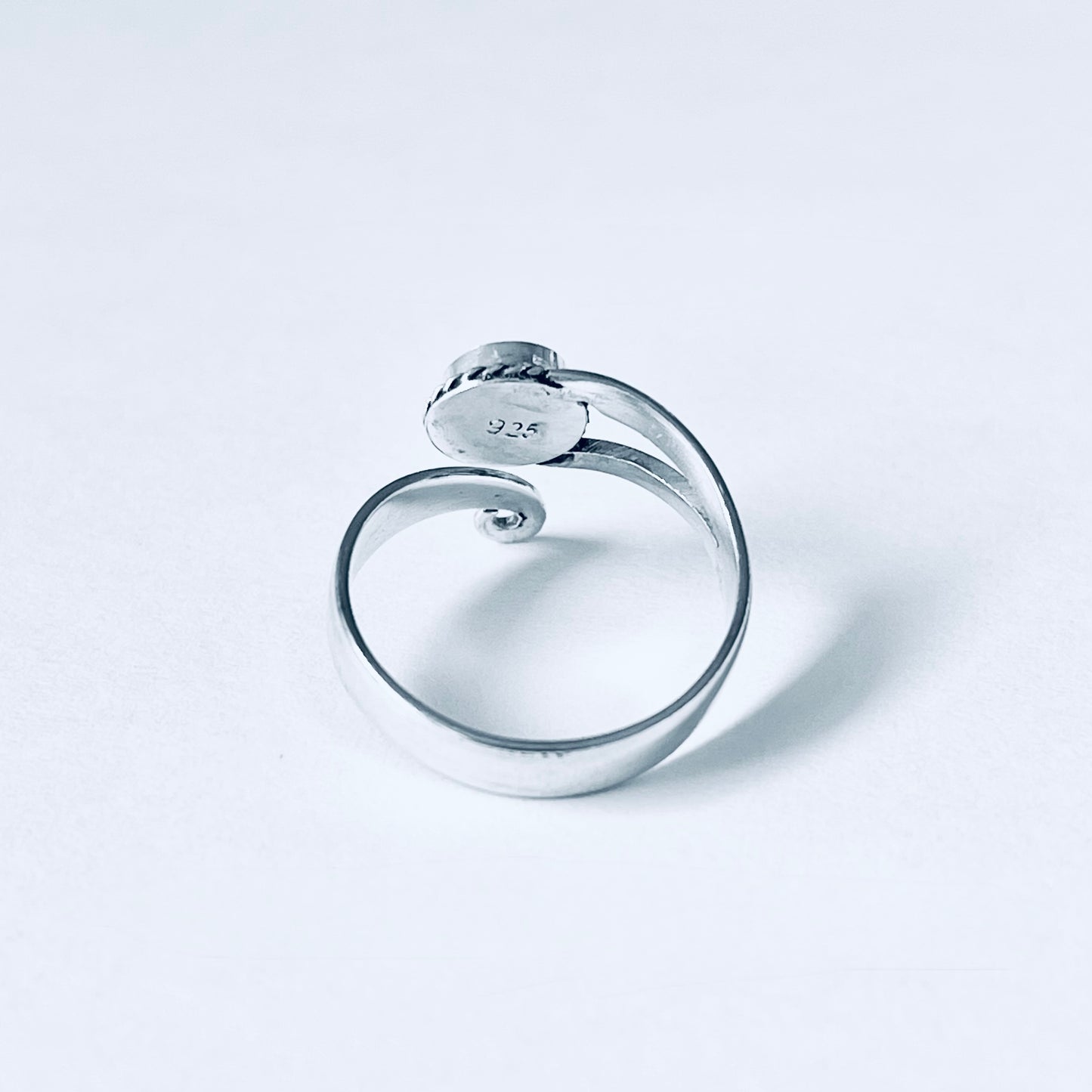 Sterling Silver Wraparound Genuine Turquoise Toe Ring – Boho Stone Silver Rings