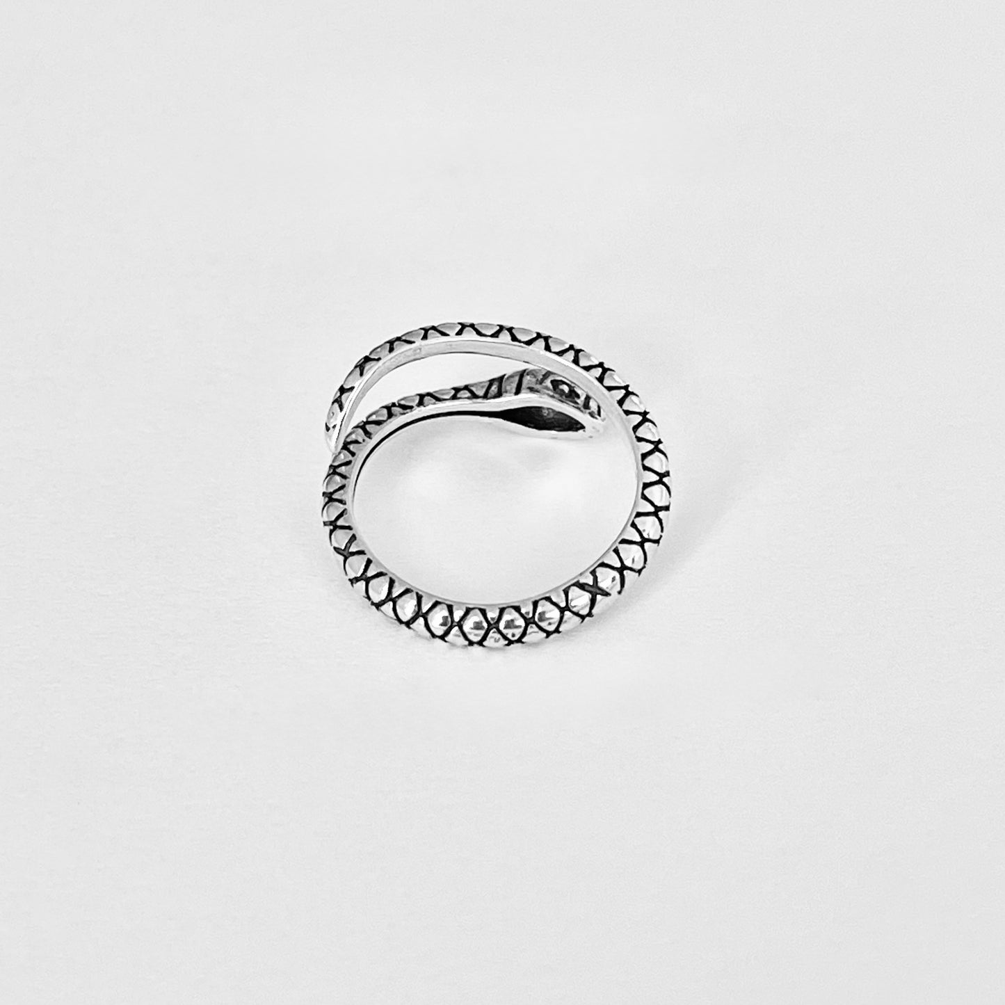 Sterling Silver Wraparound Snake Toe Ring – Dainty Reptile Animal Silver Rings