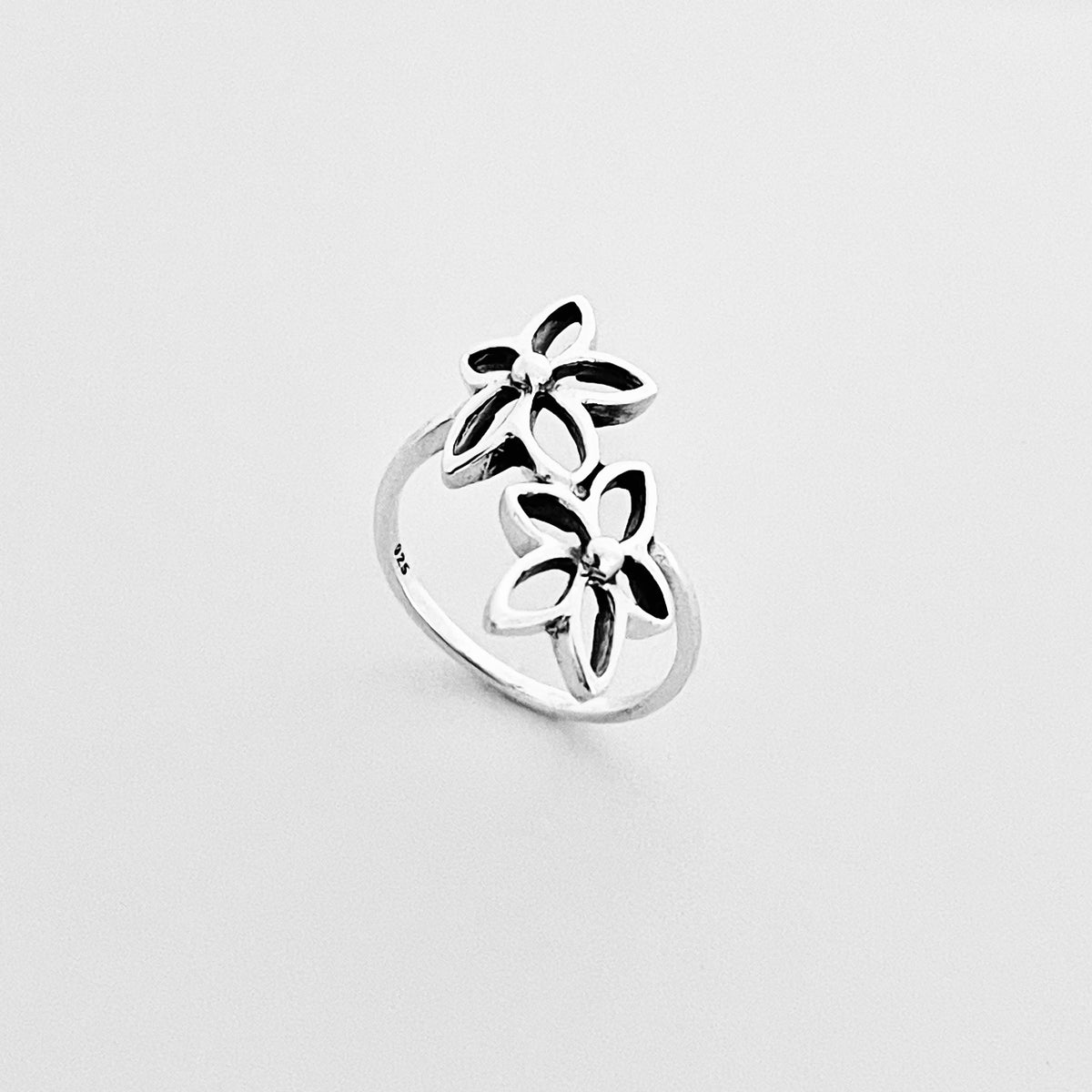 925 Sterling Silver Statement Starflower Ring | Delicate Daisy Flower Silver Rings