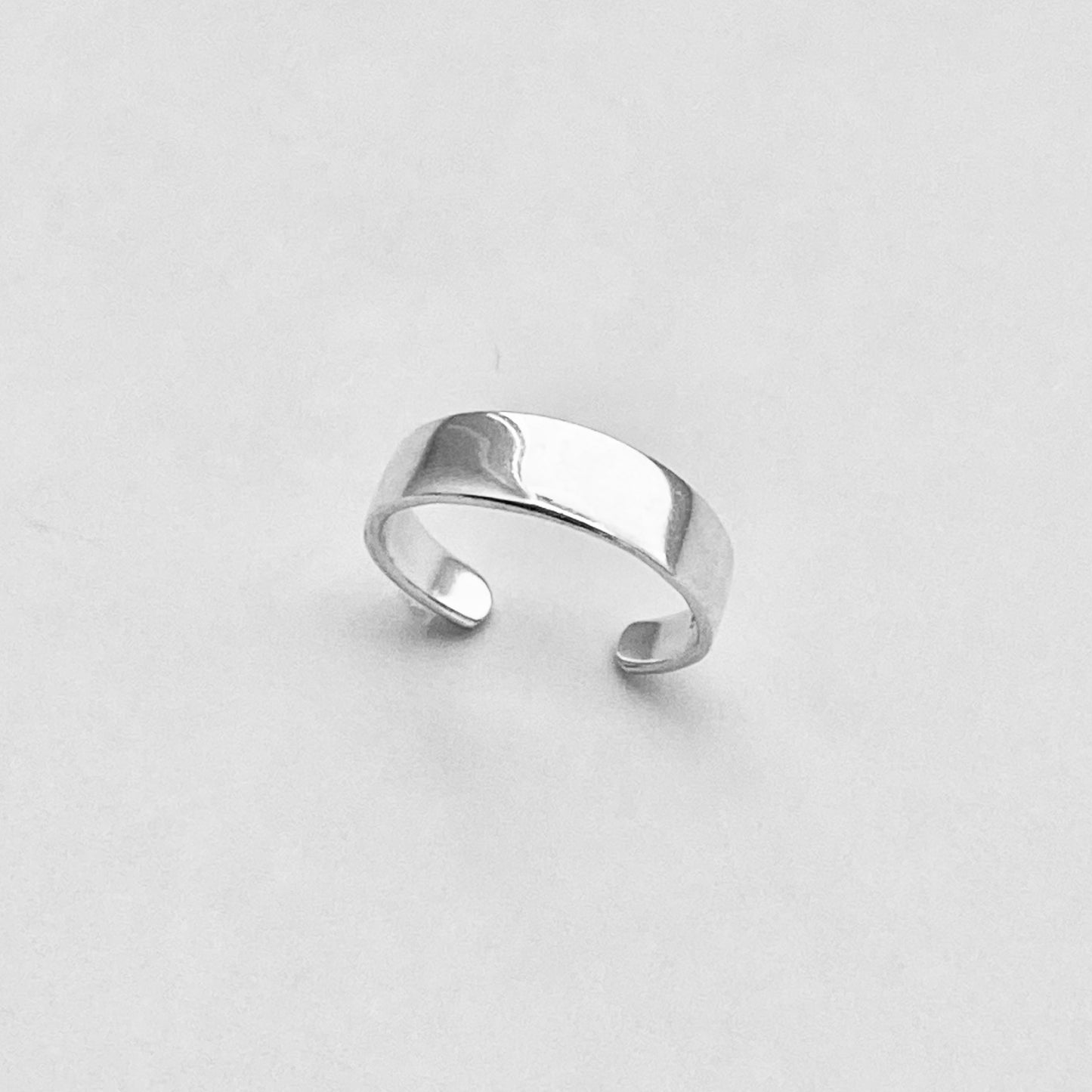 Sterling Silver Plain Band Toe Ring, Silver Rings, Silver Bands