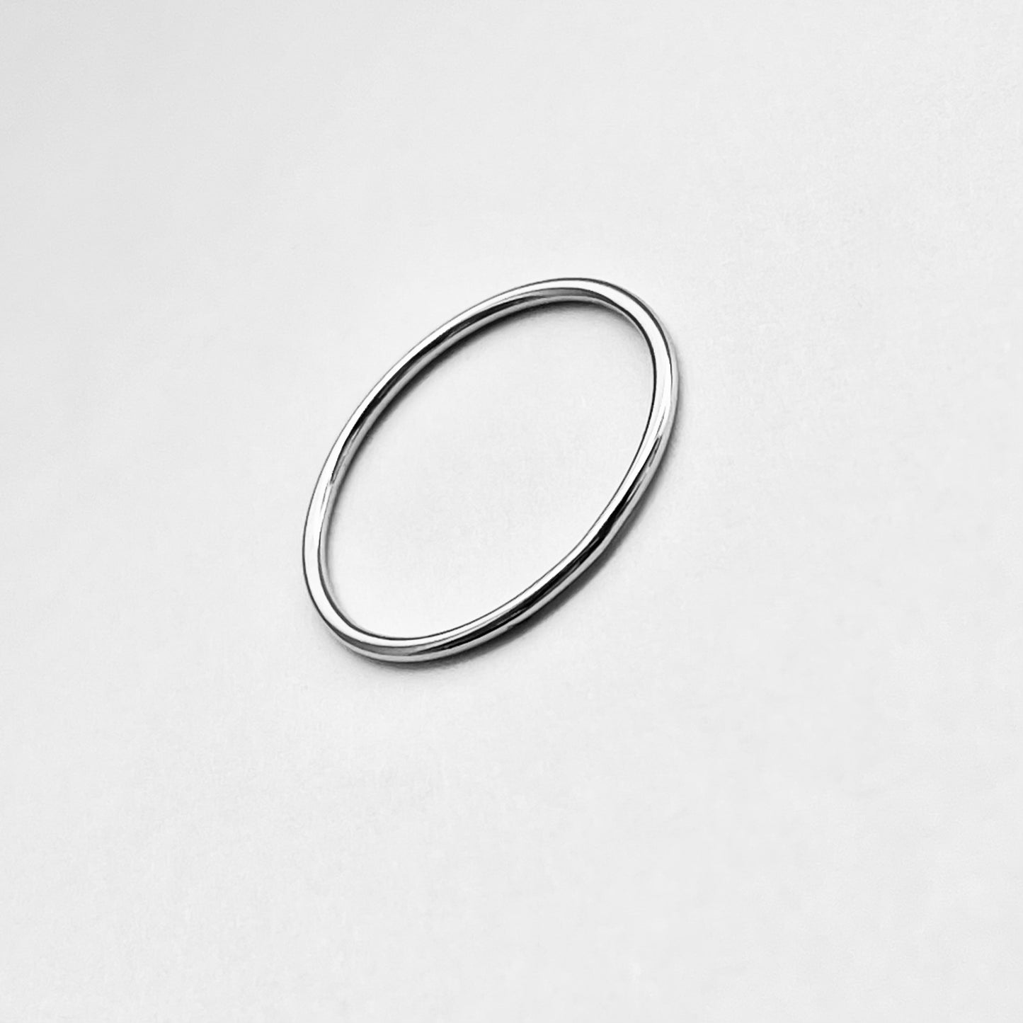 925 Sterling Silver Plain 1mm Thin Band | Dainty Stackable Wedding Ring