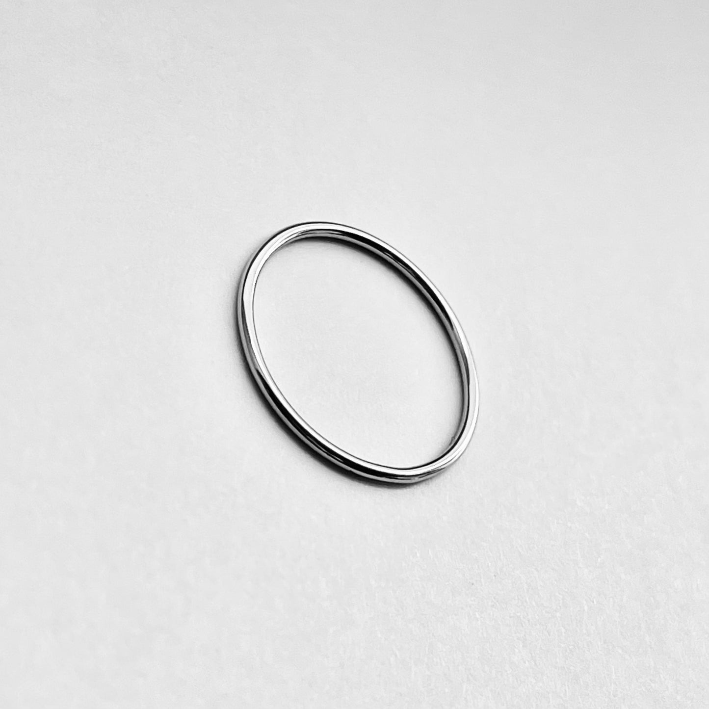 Sterling Silver Minimalist Plain 1mm Band Ring, Wedding Silver Ring