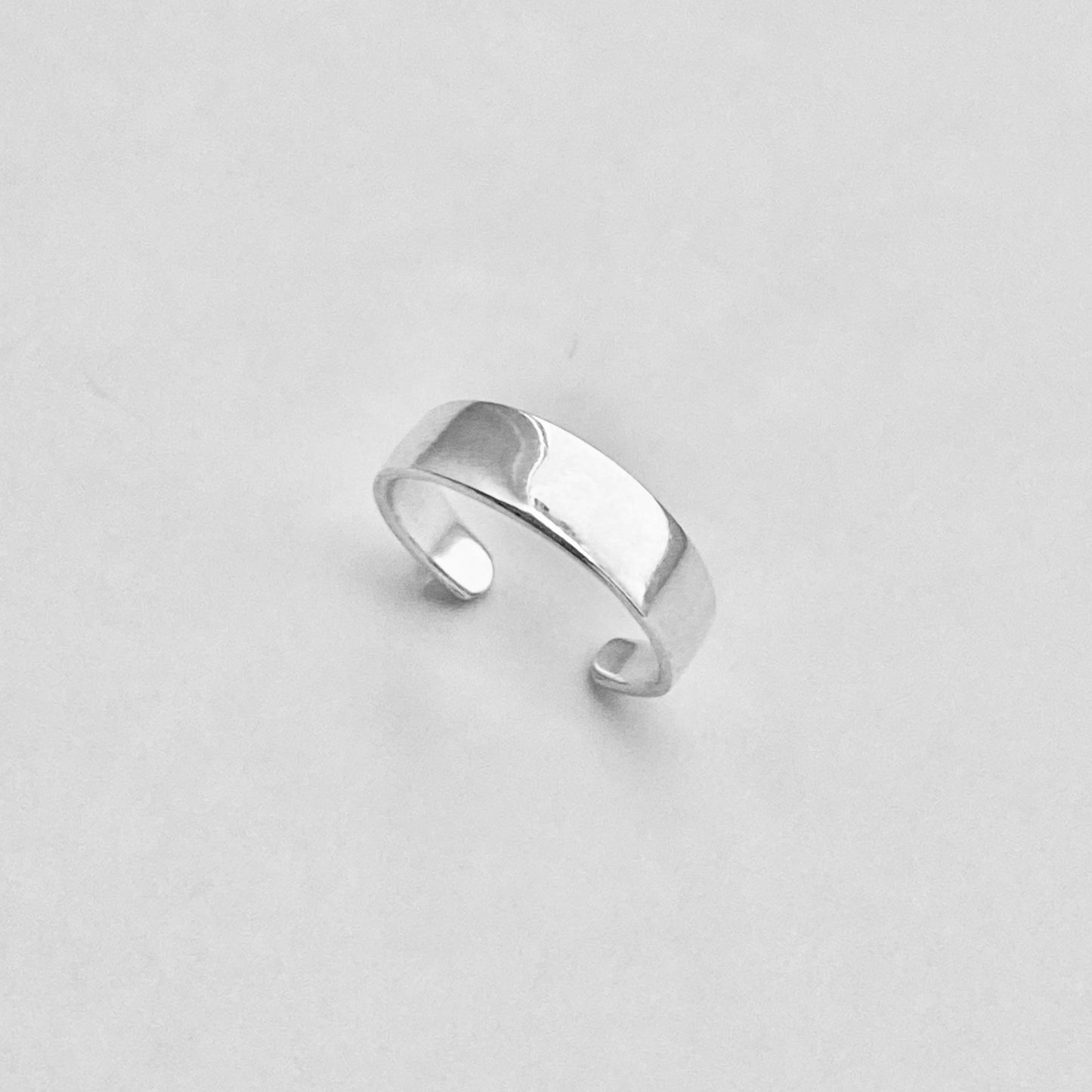 Sterling Silver Plain Band Toe Ring, Silver Rings, Silver Bands