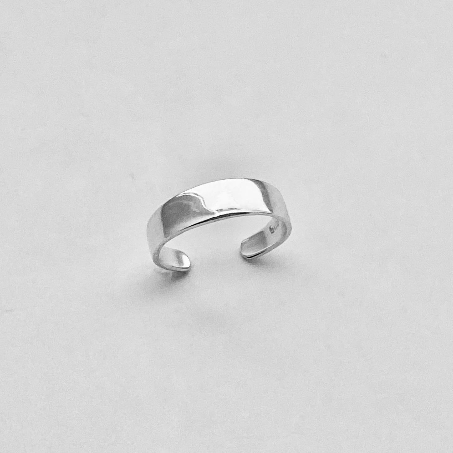 Sterling Silver Plain Band Toe Ring, Silver Rings, Silver Bands