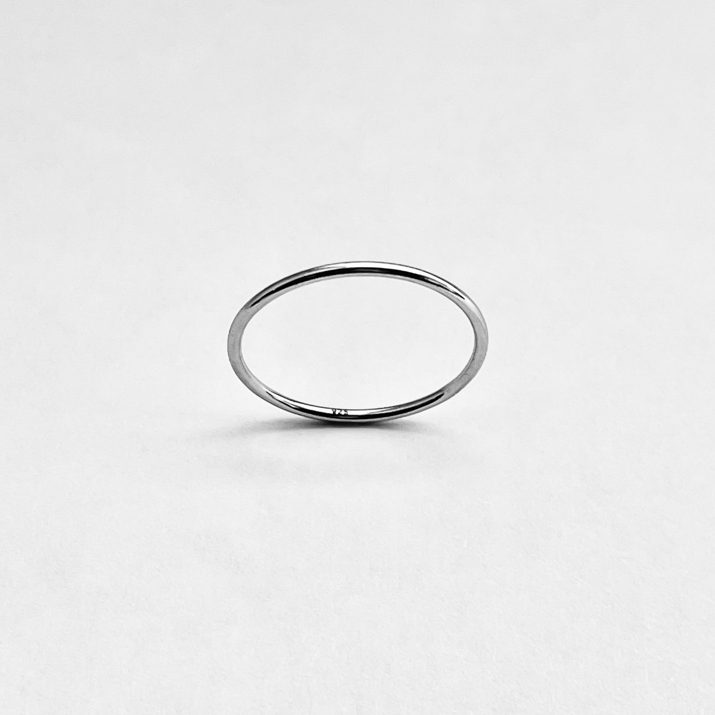 925 Sterling Silver Plain 1mm Thin Band | Dainty Stackable Wedding Ring