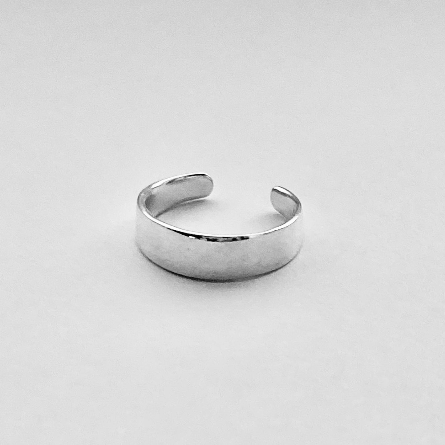 Sterling Silver Plain Band Toe Ring, Silver Rings, Silver Bands