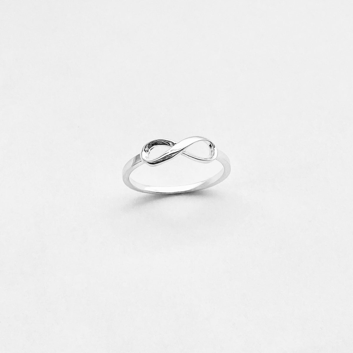 925 Sterling Silver Small Infinity Ring | Dainty Figure 8 Promise Love Jewelry