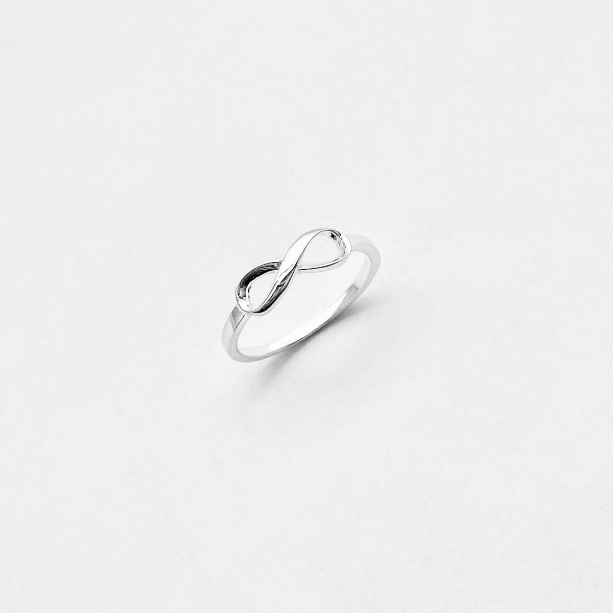 925 Sterling Silver Small Infinity Ring | Dainty Figure 8 Promise Love Jewelry