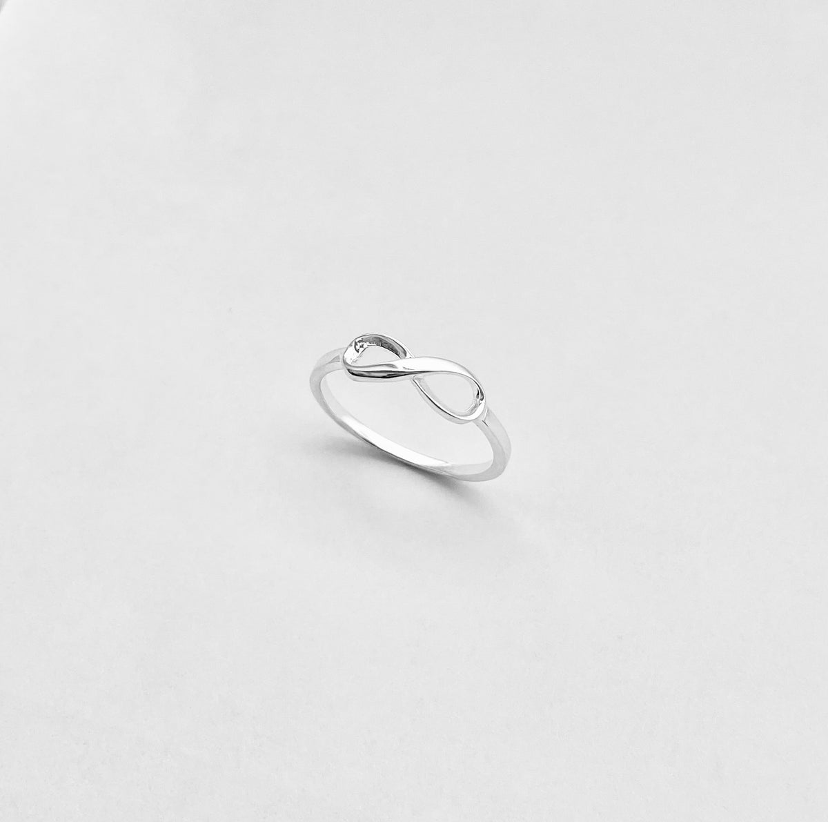 925 Sterling Silver Small Infinity Ring | Dainty Figure 8 Promise Love Jewelry