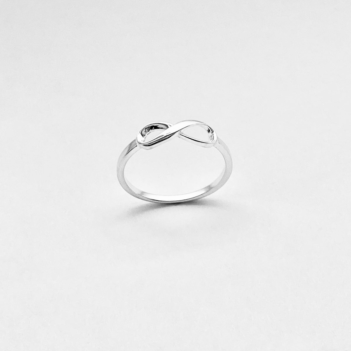 925 Sterling Silver Small Infinity Ring | Dainty Figure 8 Promise Love Jewelry