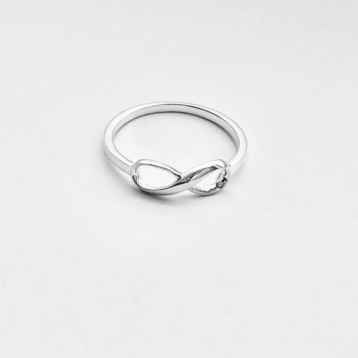 925 Sterling Silver Small Infinity Ring | Dainty Figure 8 Promise Love Jewelry