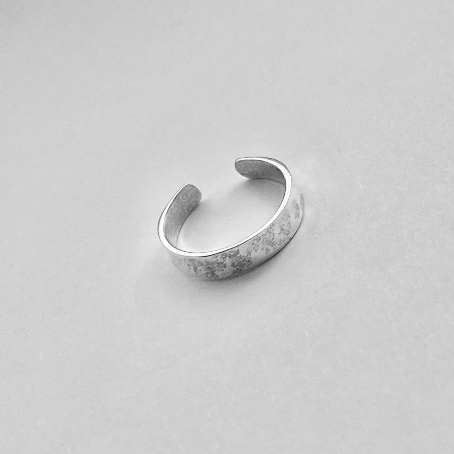 Sterling Silver Hammered Band Toe Ring, Silver Rings, Silver Bands