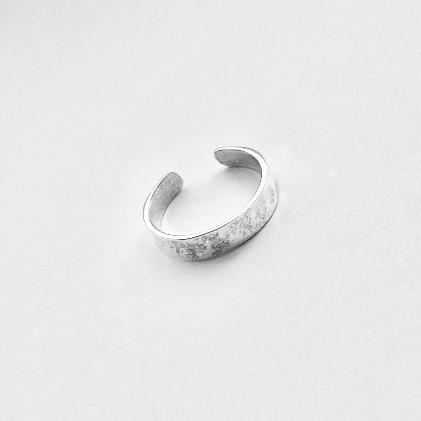 Sterling Silver Hammered Band Toe Ring, Silver Rings, Silver Bands