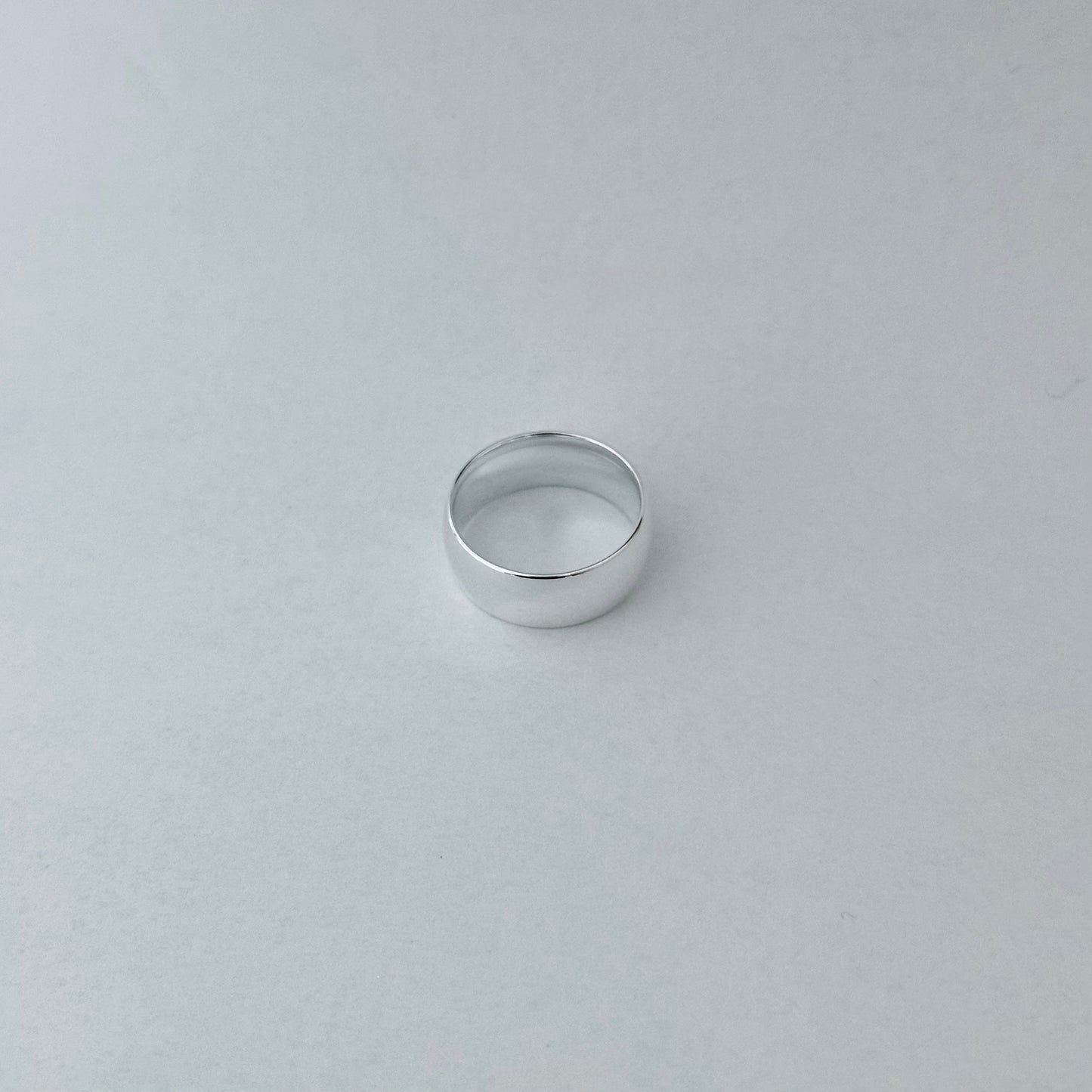 Sterling Silver Unisex High Polish 8MM Wedding Band, Stackable Ring, Silver Bands