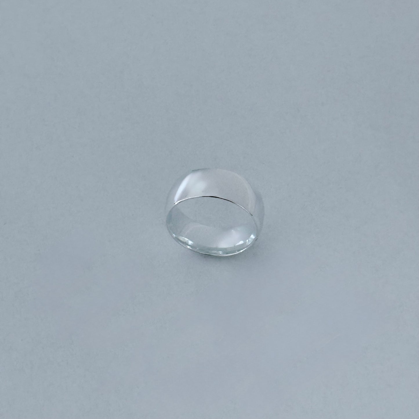 Sterling Silver Unisex High Polish 8MM Wedding Band, Stackable Ring, Silver Bands